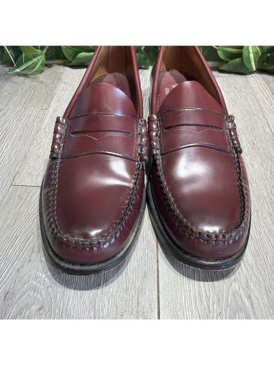 G.H. Bass Weejun Larson Penny Loafer Men\'s Shoes Burgundy Size 10.5 D main image 10